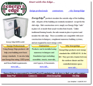 ENERGYEDGE WEBSITE - BEFORE