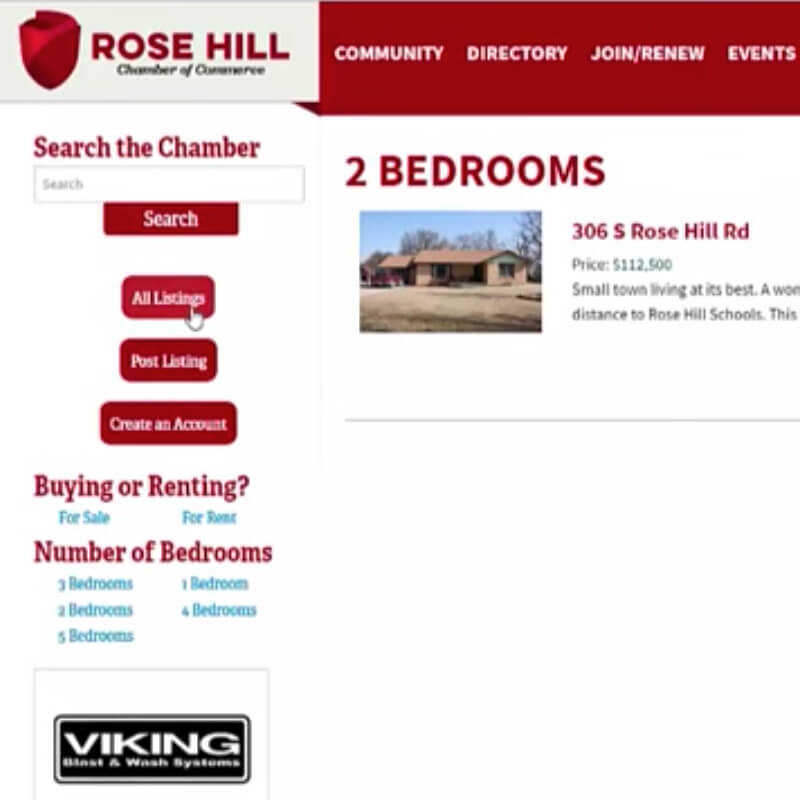 How to Use the Rose Hill Chamber Live Section