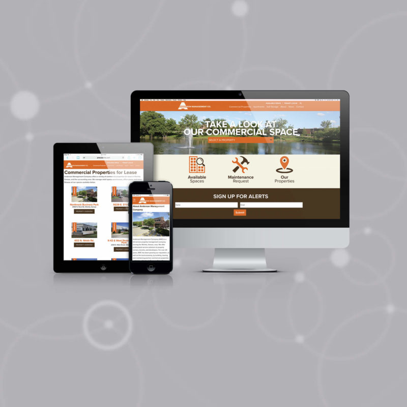 Anderson Management Company's New Website - Fresh Design and Mobile Responsive