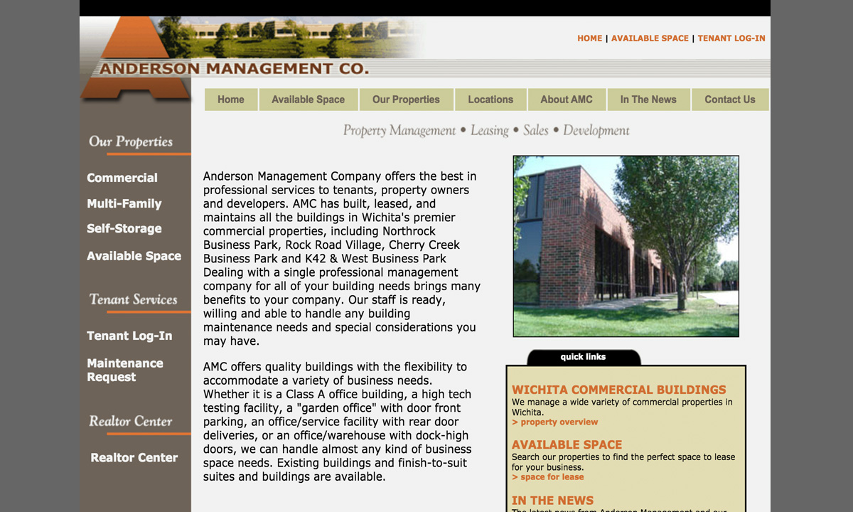 Anderson Management Co - Old Website