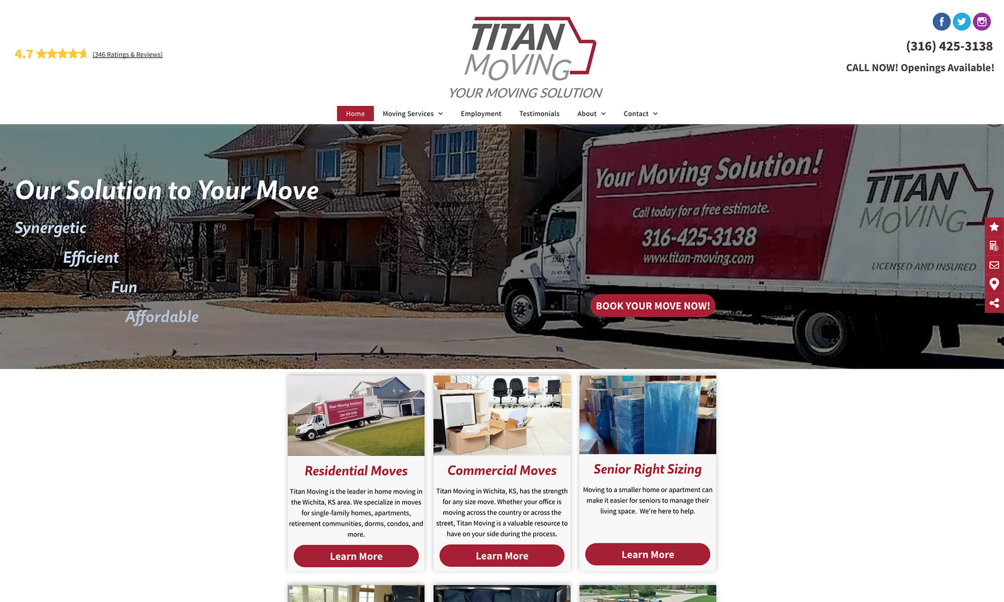 Titan Moving Old Website