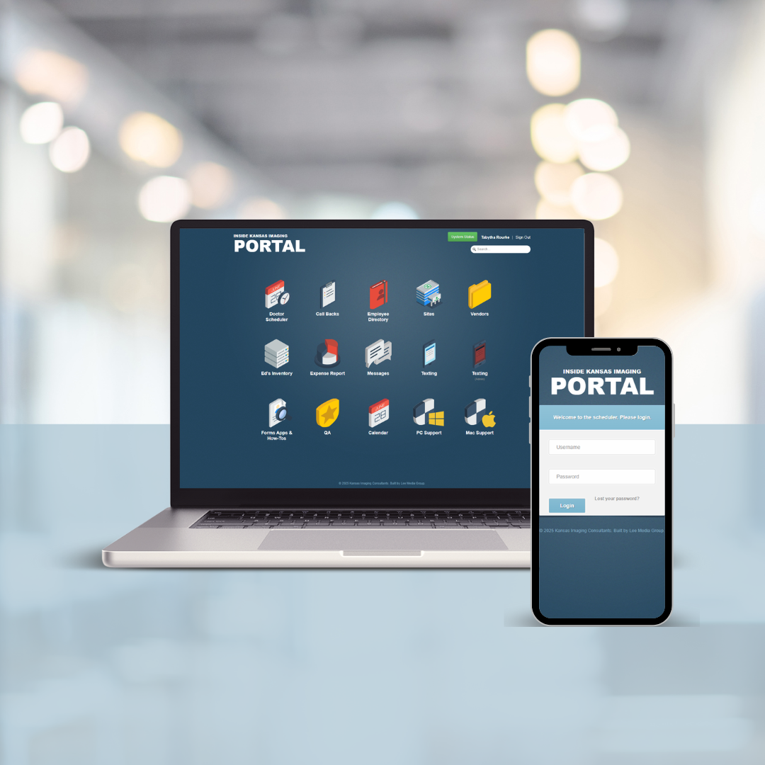 Kansas Imaging Staff Portal.