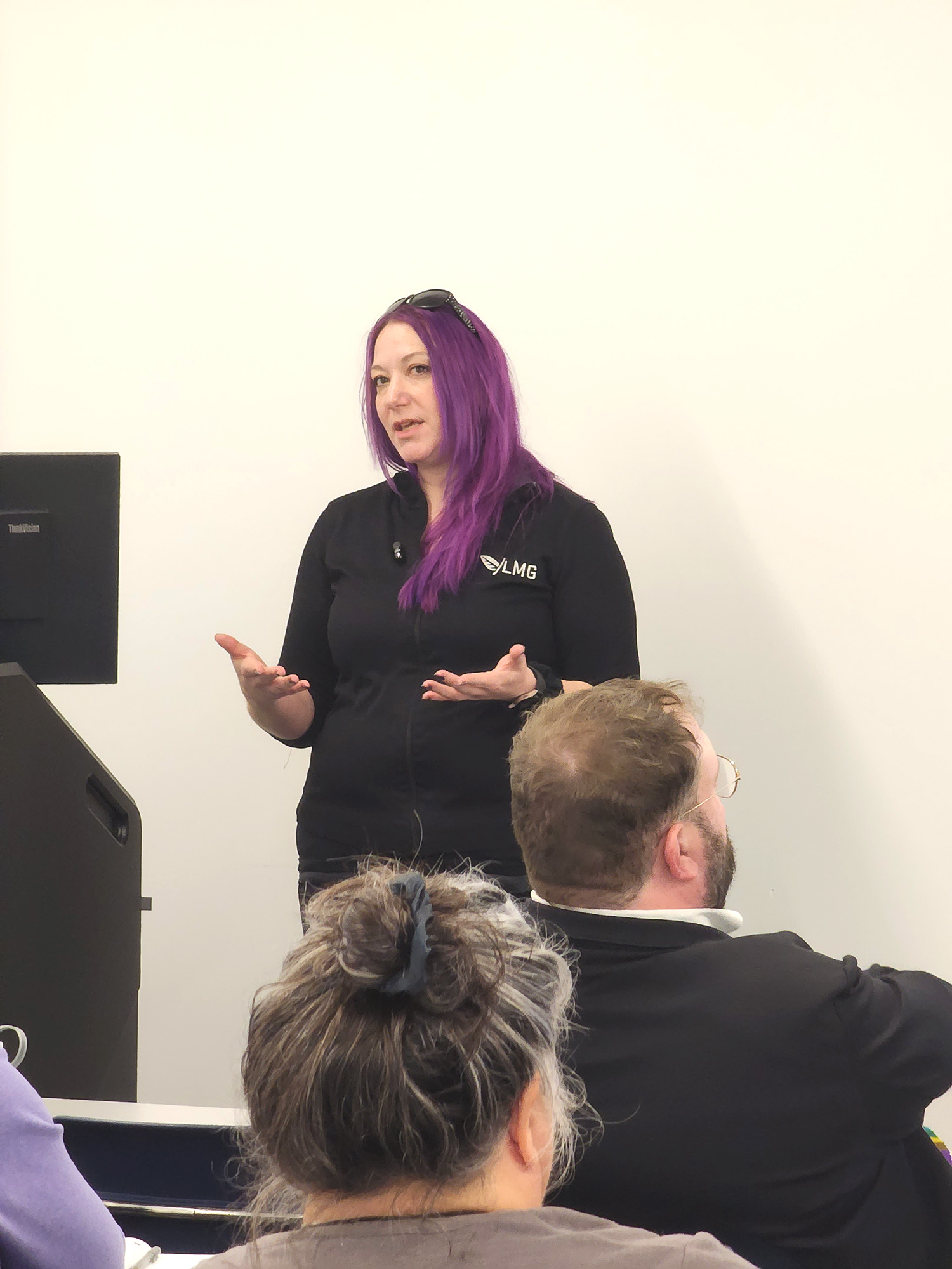 Tabytha Rourke presenting at the NMA conference